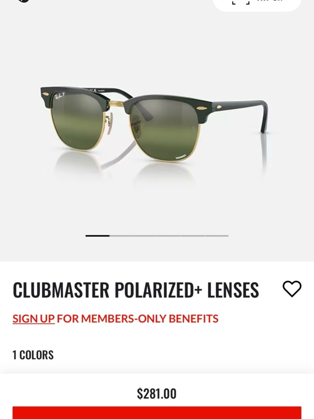 Ray-Ban Clubmaster Polarized Sunglasses